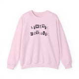 NEW Kinetic Black and White Crewneck Sweatshirt